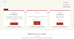 Desktop Screenshot of bigblumber.com